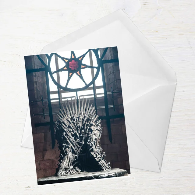 Game of Thrones Iron Throne Greetings Card