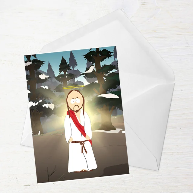 South Park Jesus Greetings Card
