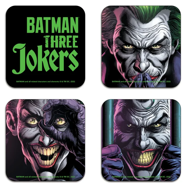 Batman Jokers Three Coaster Set