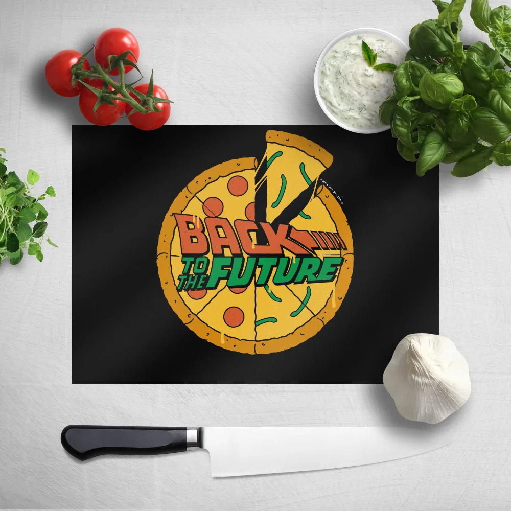 Back To The Future Pizza Chopping Board Image 1