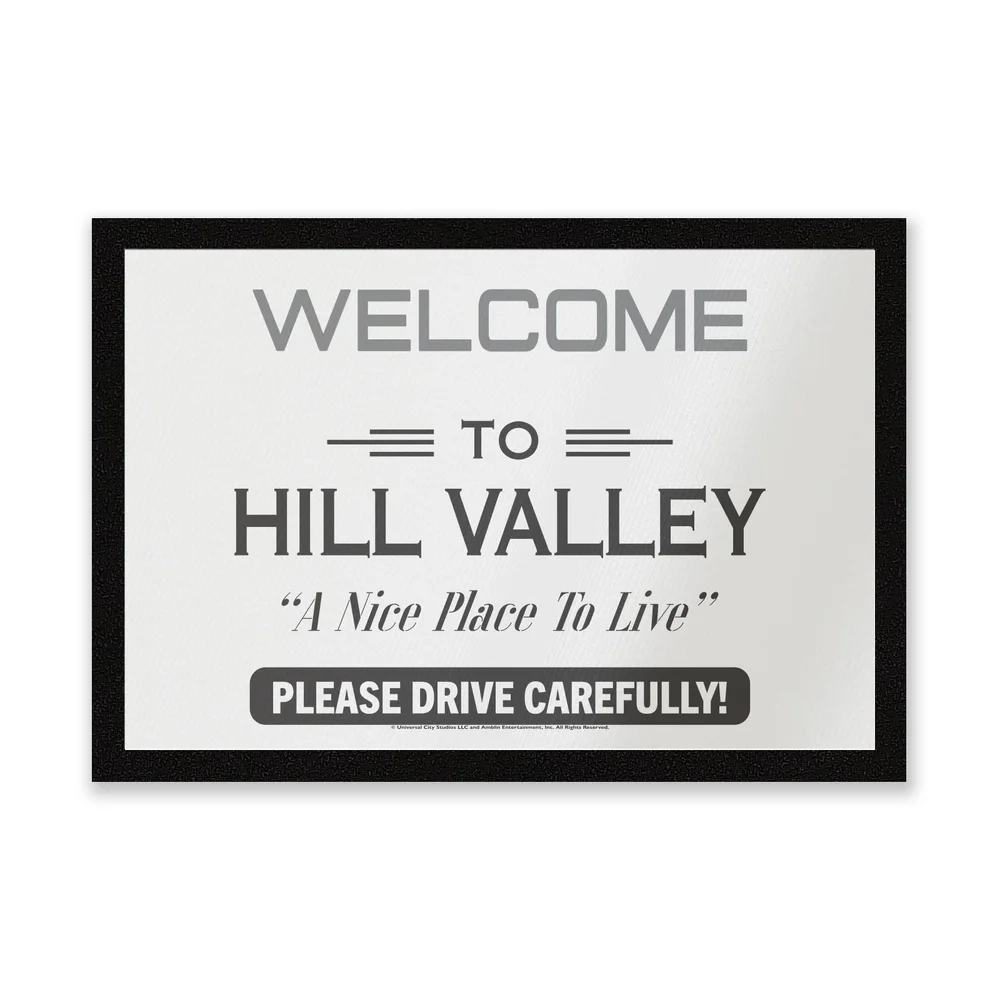 Back To The Future Hill Valley Entrance Mat Image 1