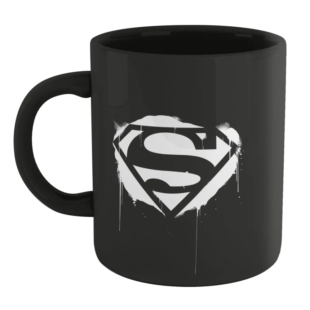 Superman Superman Graffiti Mug - Black Image 1