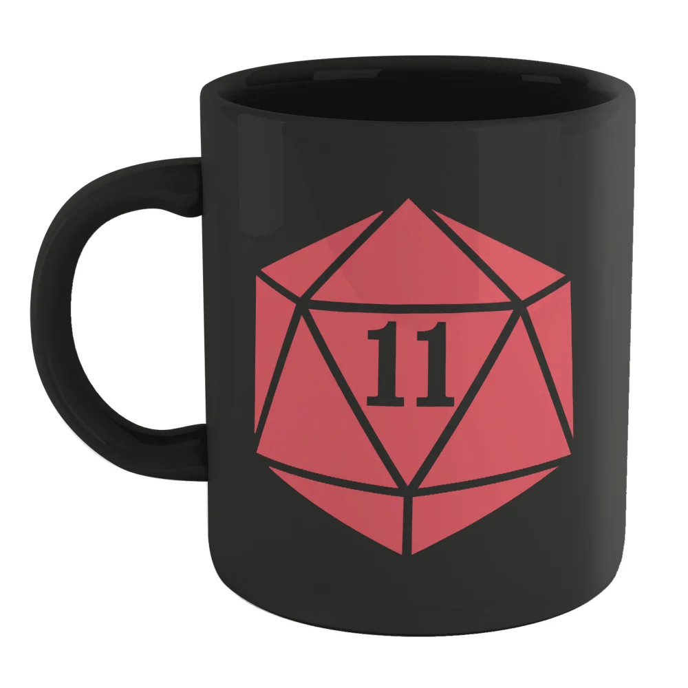 Stranger Things Dragon & Die Mug - Black Image 1