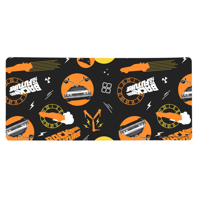 Retour vers le Futur BTTF Icons Tapis de Souris Gaming