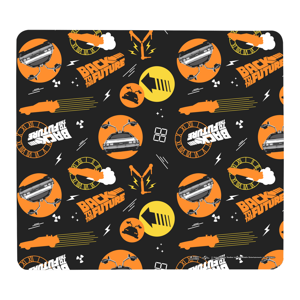 Retour vers le Futur BTTF Icons Tapis de Souris Gaming - Petit Image 1