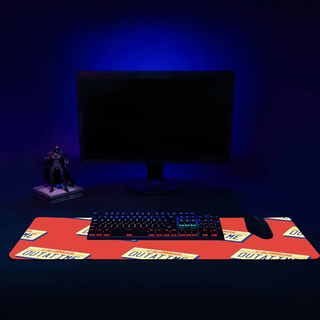Retour vers le Futur Outtatime Tapis de Souris Gaming