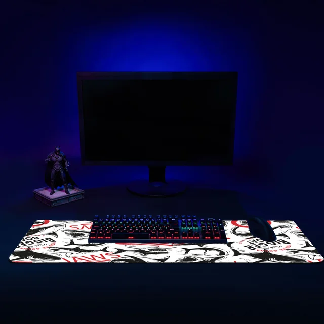 Les Dents de la Mer Beach Closed Tapis de Souris Gaming