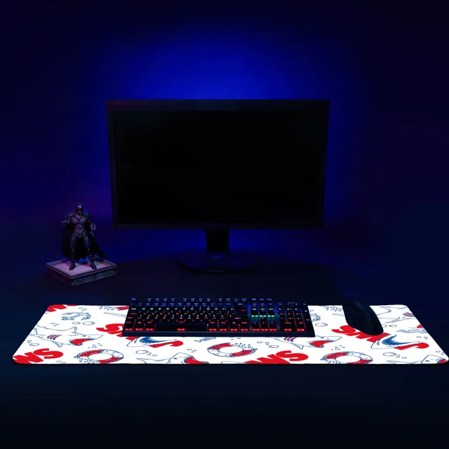 Les Dents de la Mer Life Preserver Tapis de Souris Gaming