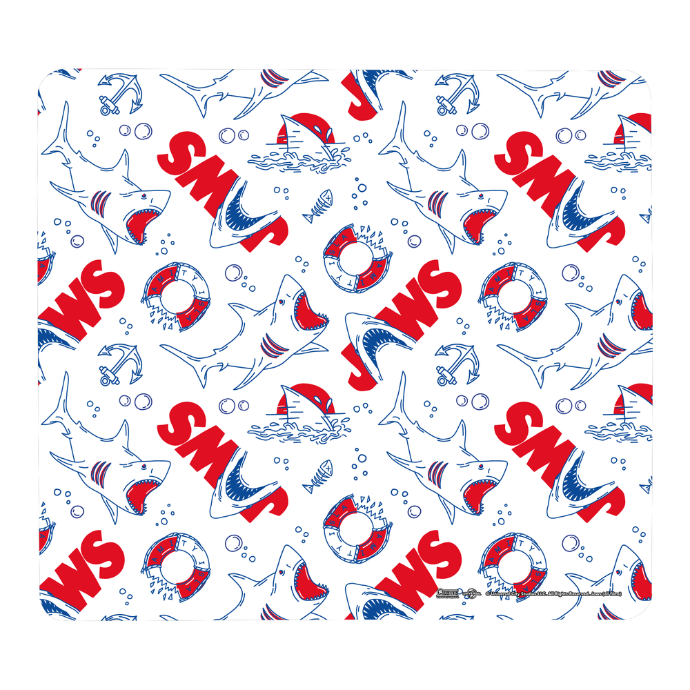 Les Dents de la Mer Life Preserver Tapis de Souris Gaming - Petit Image 1