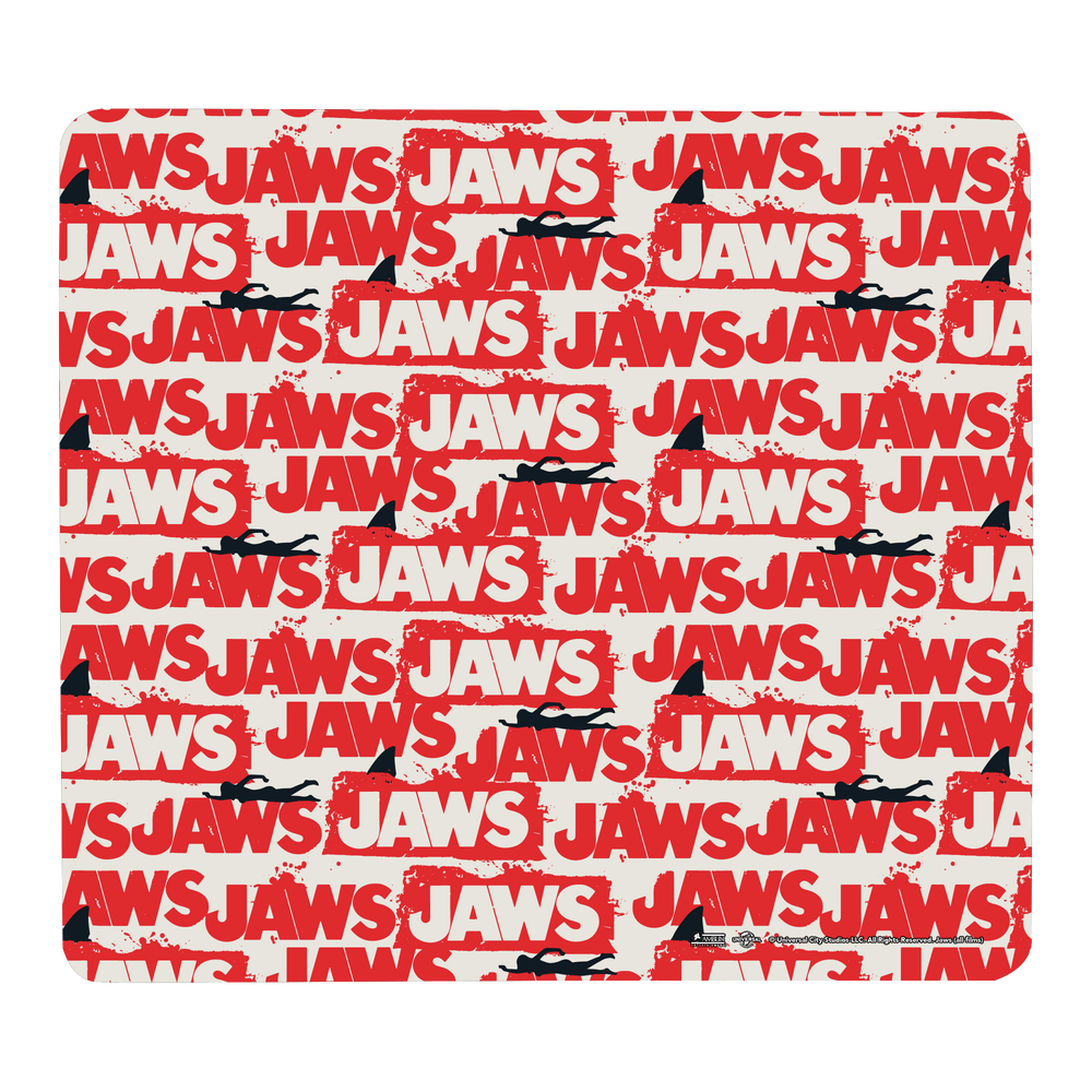 Les Dents de la Mer Logo Tapis de Souris Gaming - Petit Image 1