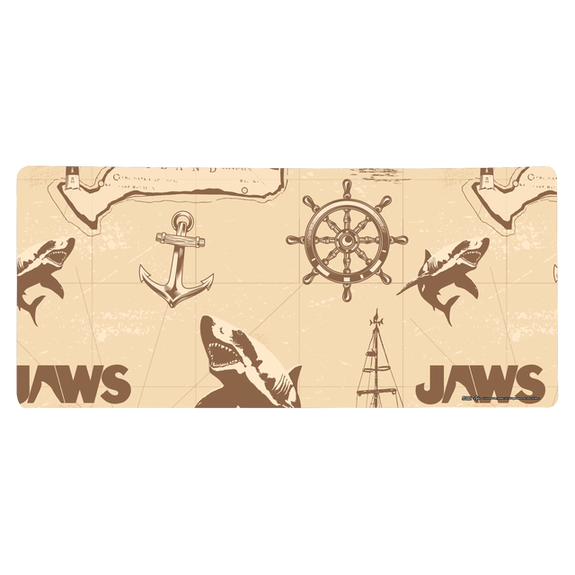 Les Dents de la Mer Map Tapis de Souris Gaming