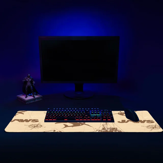 Les Dents de la Mer Map Tapis de Souris Gaming