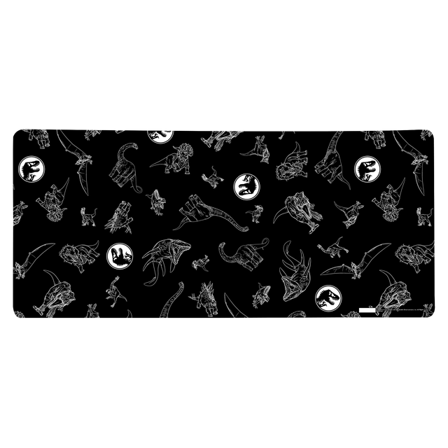 Jurassic Park Outline Dinosaurs Tapis de Souris Gaming