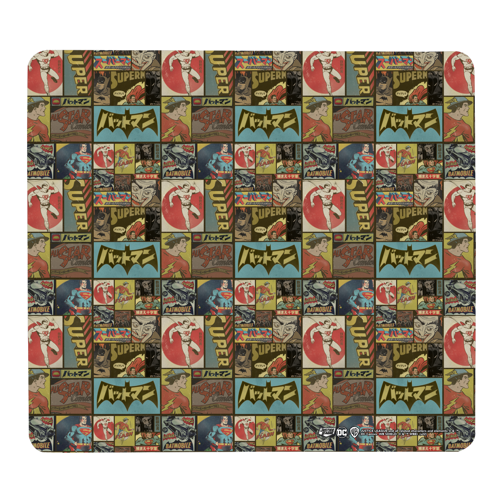 Justice League Vintage Tapis de Souris Gaming - Petit Image 1