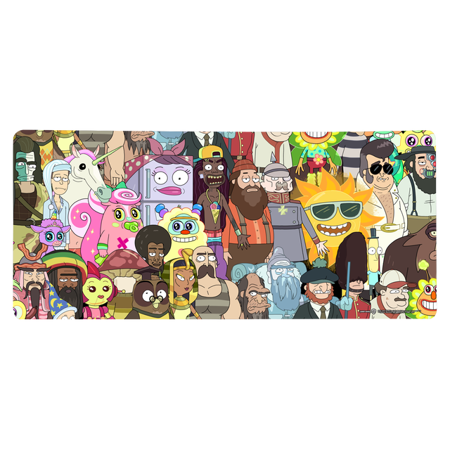 Rick et Morty Parasites Tapis de Souris Gaming