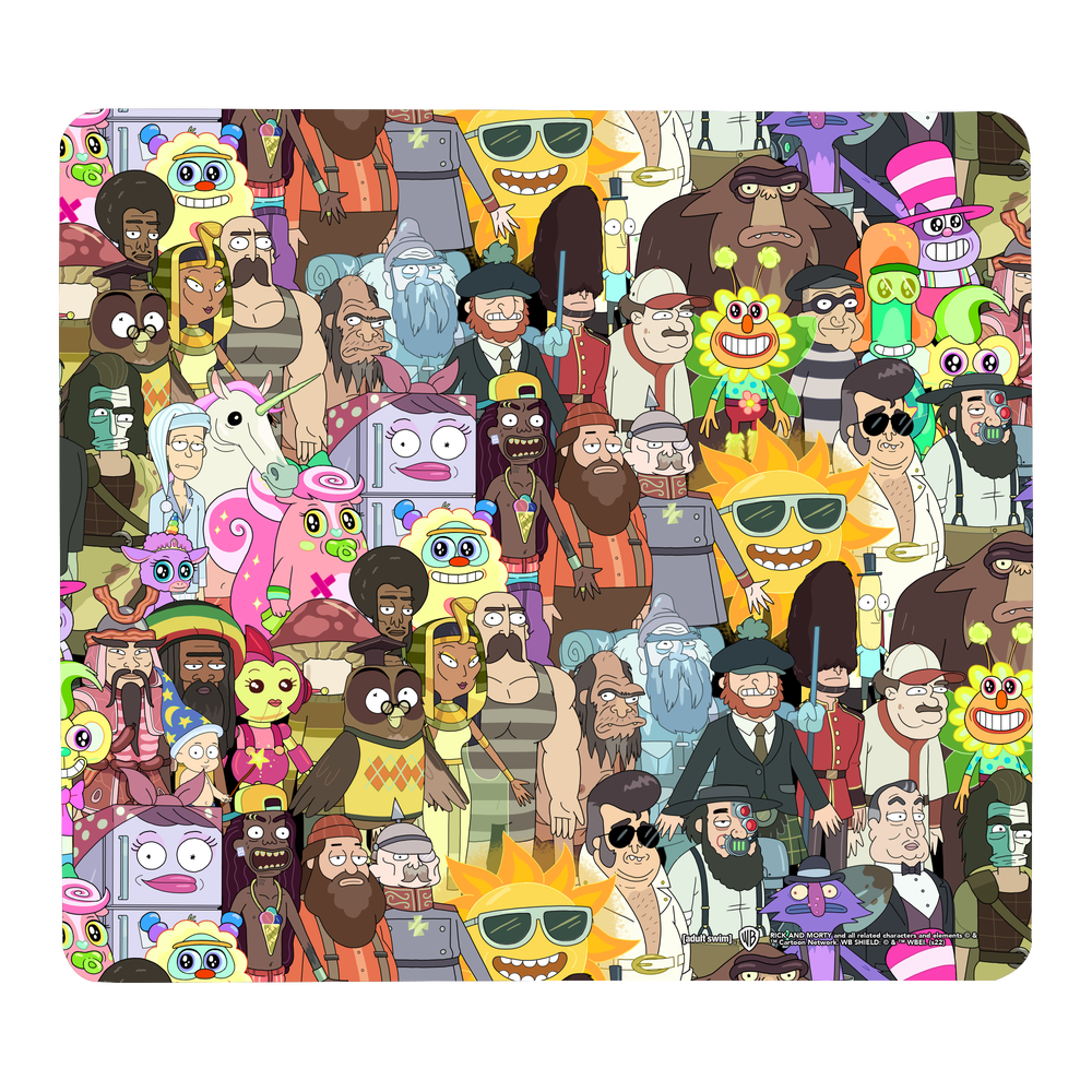 Rick et Morty Parasites Tapis de Souris Gaming - Petit Image 1