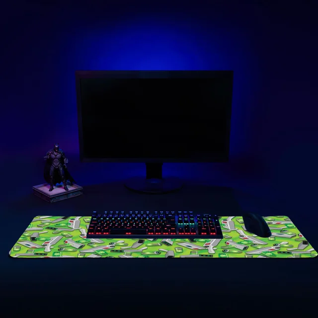 Rick et Morty Portal Gun Tapis de Souris Gaming