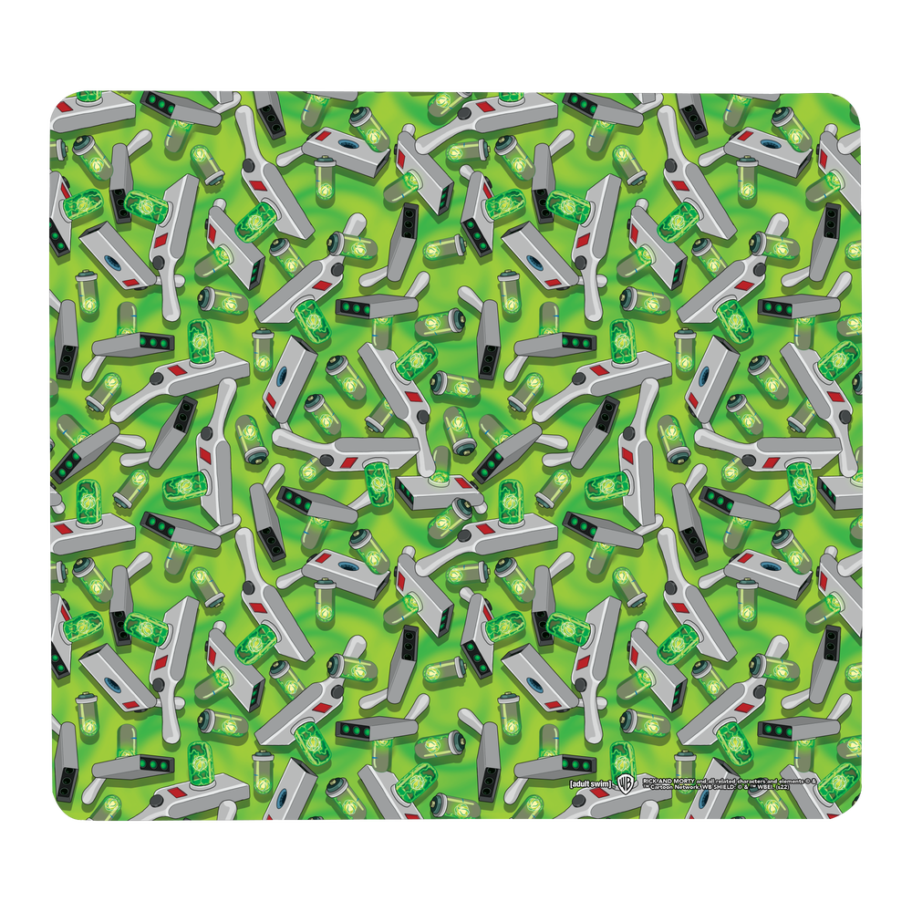 Rick et Morty Portal Gun Tapis de Souris Gaming - Petit Image 1