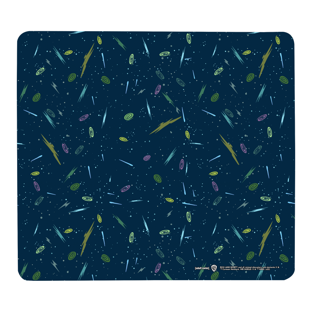Rick et Morty Space Background Tapis de Souris Gaming - Petit Image 1