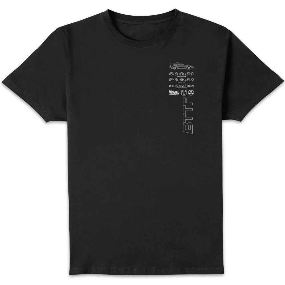 T-shirt Retour vers le Futur 88MPH - Noir - S Image 1