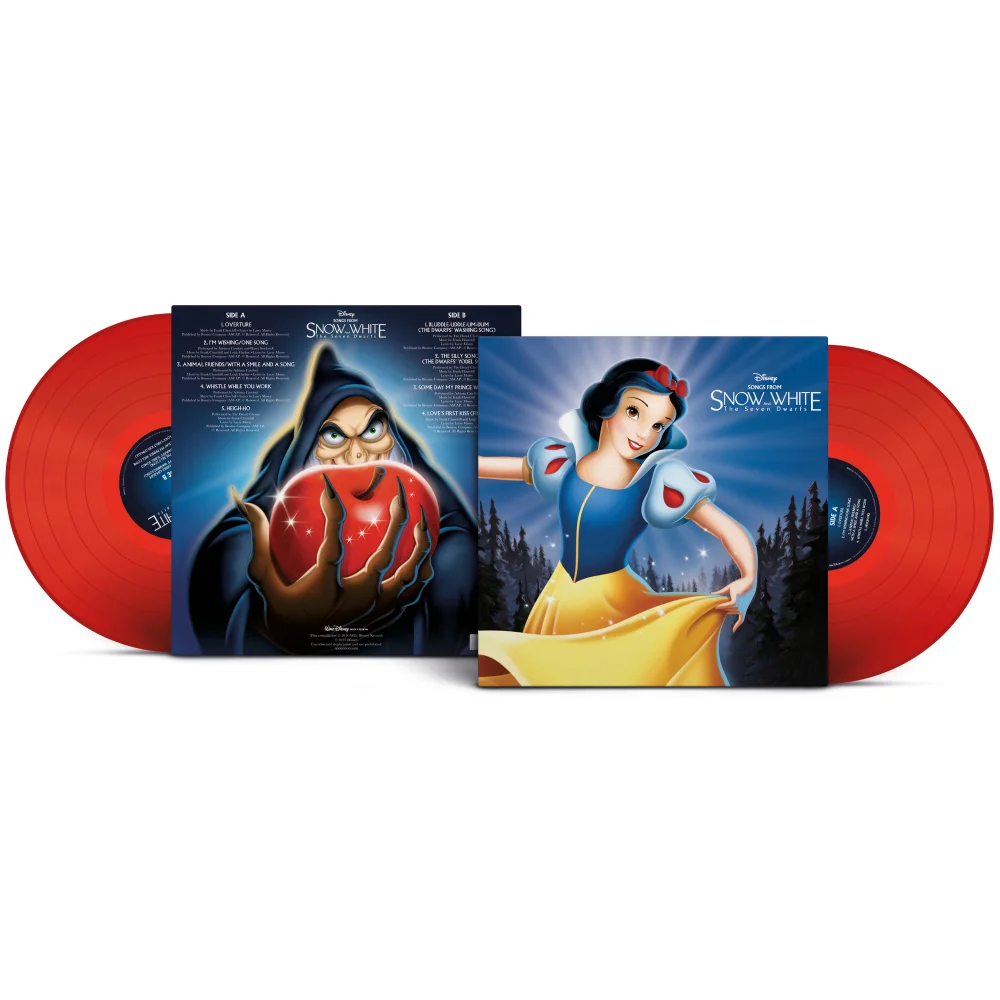 Chansons de Blanche-Neige et les Sept Nains en VO (85e Anniversaire) (Vinyle couleur rouge) LP Image 1