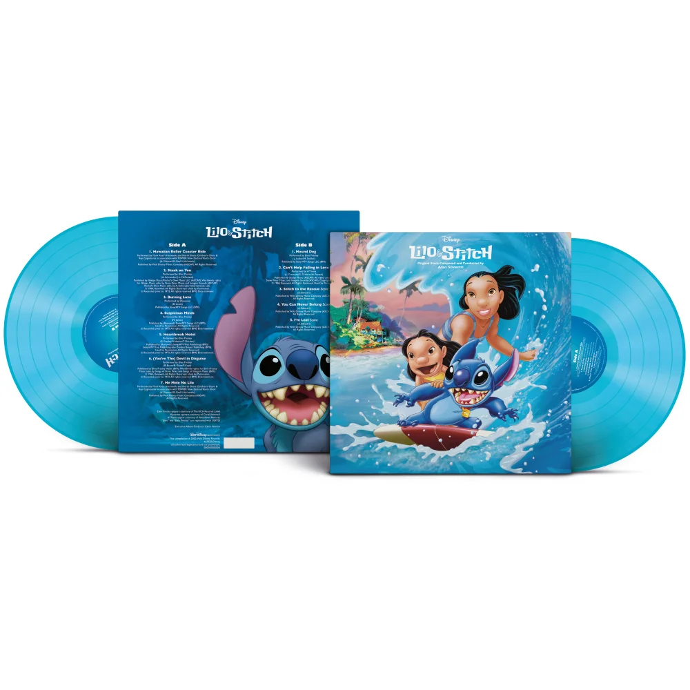 Chansons Lilo & Stitch en VO (20e Anniversaire) (Vinyle de couleur transparente Curaçao) LP Image 1