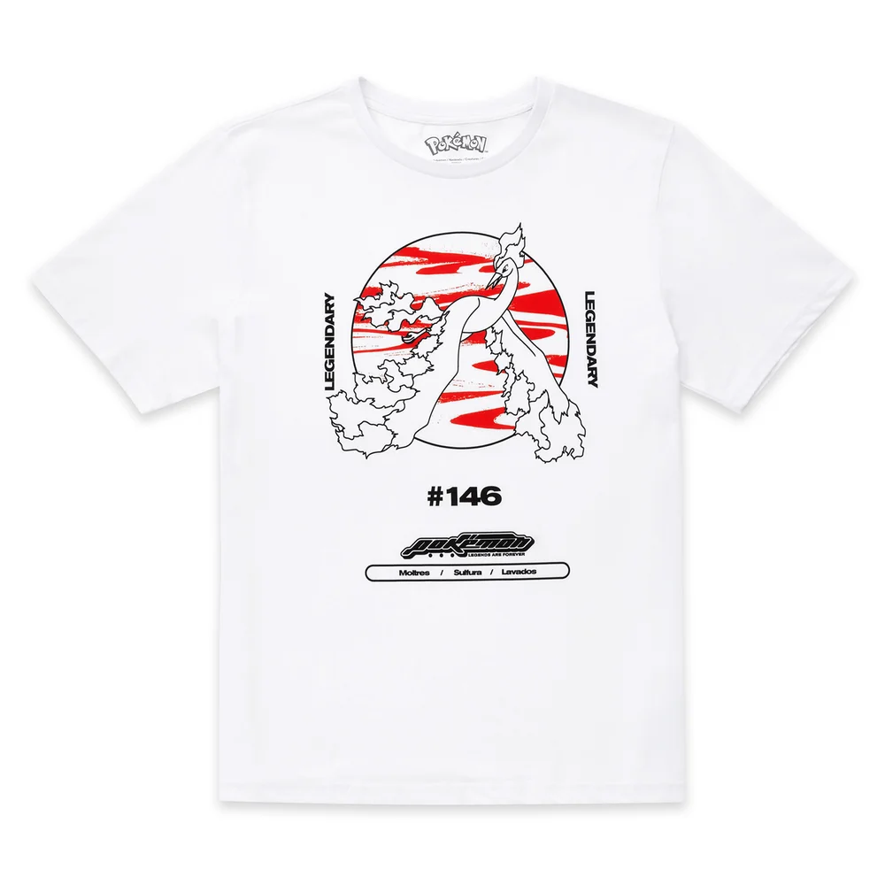 T-Shirt Pokémon pour Femme Sulfura Legendary - Blanc - XS Image 1