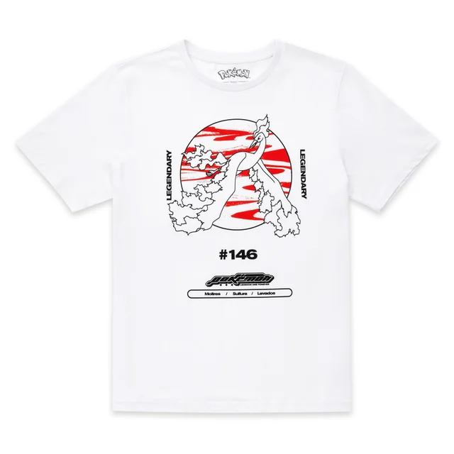 T-Shirt Pokémon pour Femme Sulfura Legendary - Blanc