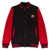 Veste Universitaire Unisexe brodée Pokémon Kanto Legendary - Noir