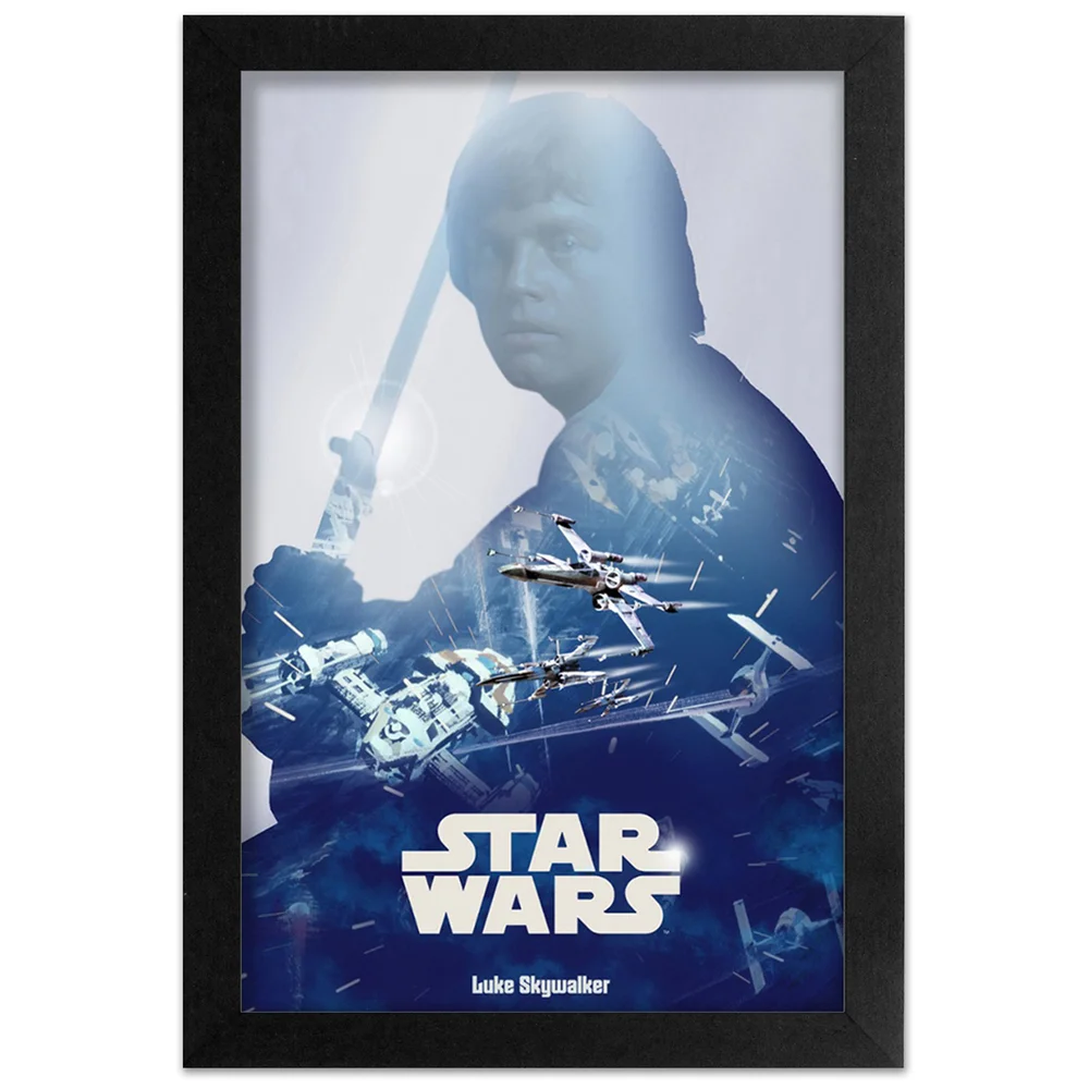Star Wars Luke Skywalker Framed Art Print Image 1