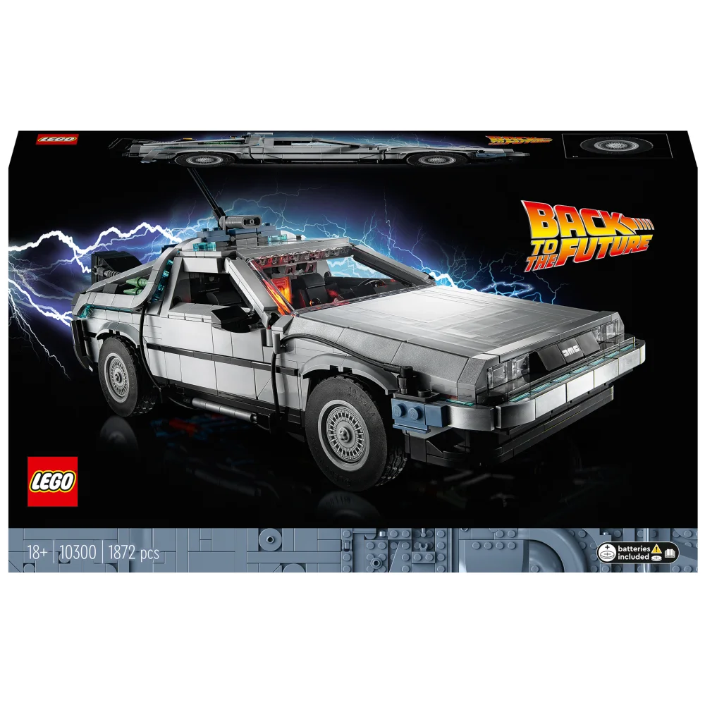 LEGO Icons La Machine à Remonter le Temps de Retour vers le Futur, Voiture Delorean(10300) Image 1