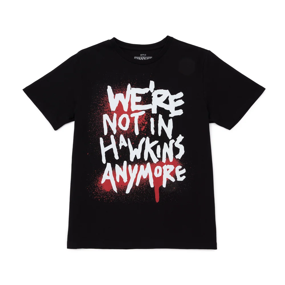 T-shirt unisexe Stranger Things Not In Hawkins - Noir - S Image 1
