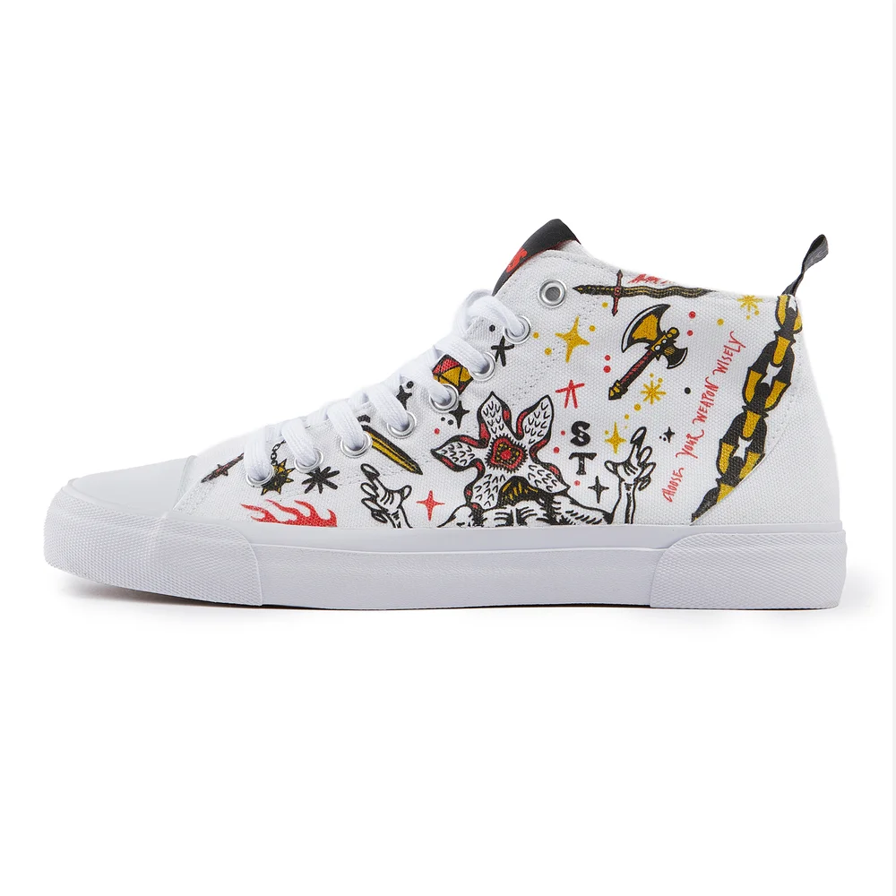 Akedo x Stranger Things - Blanc Coupe Montante - UK 3 / EU 35.5 / US Men's 3.5 / Women's 5 Image 1