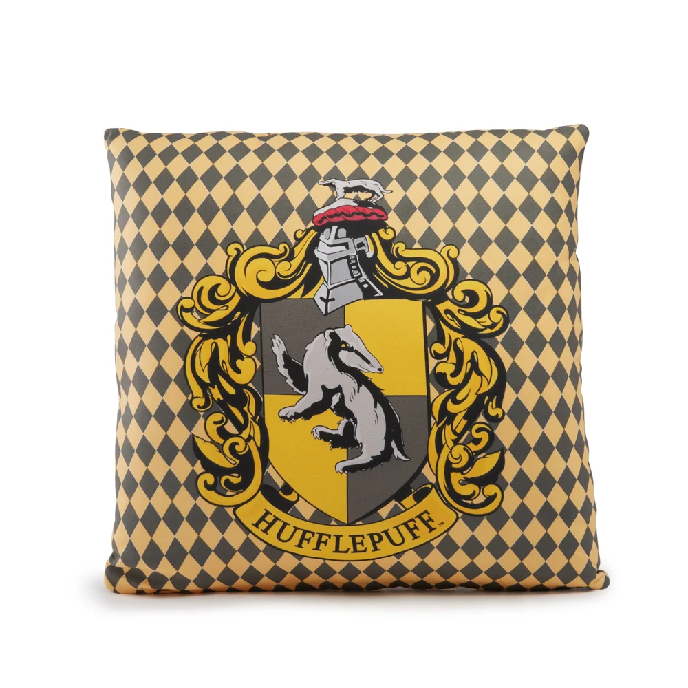 Harry Potter Poufsouffle Coussin Carré - 40x40cm - Soft Touch Image 1