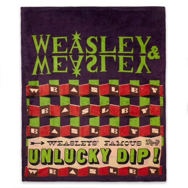 Decorsome x Harry Potter Unlucky Dip Fleece Blanket
