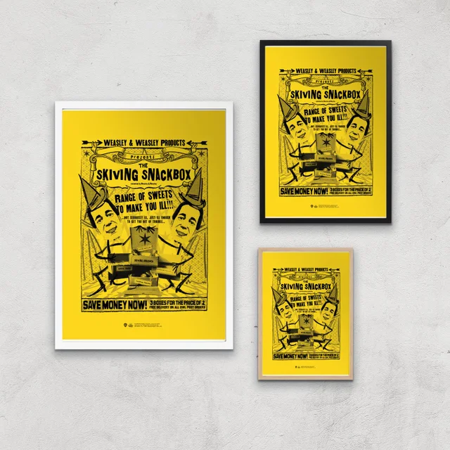 Decorsome x Harry Potter Skiving Giclee Art Print