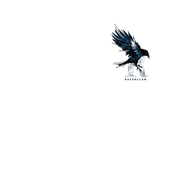 Harry Potter Ravenclaw Unisex T-Shirt - White