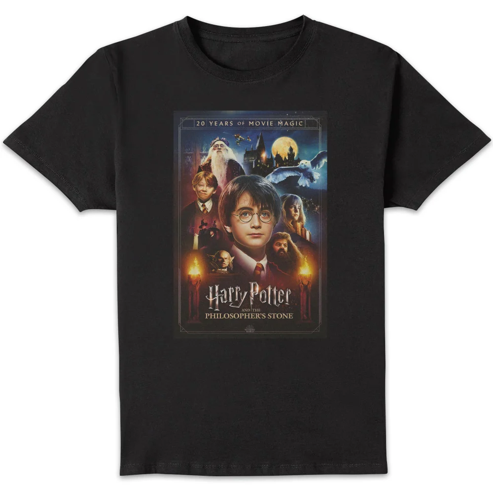 Harry Potter Philosopher's Stone Unisex T-Shirt - Black - S Image 1