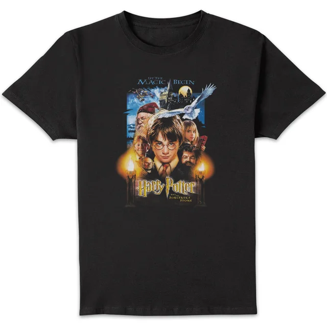 Harry Potter The Sorcerer's Stone Unisex T-Shirt - Black