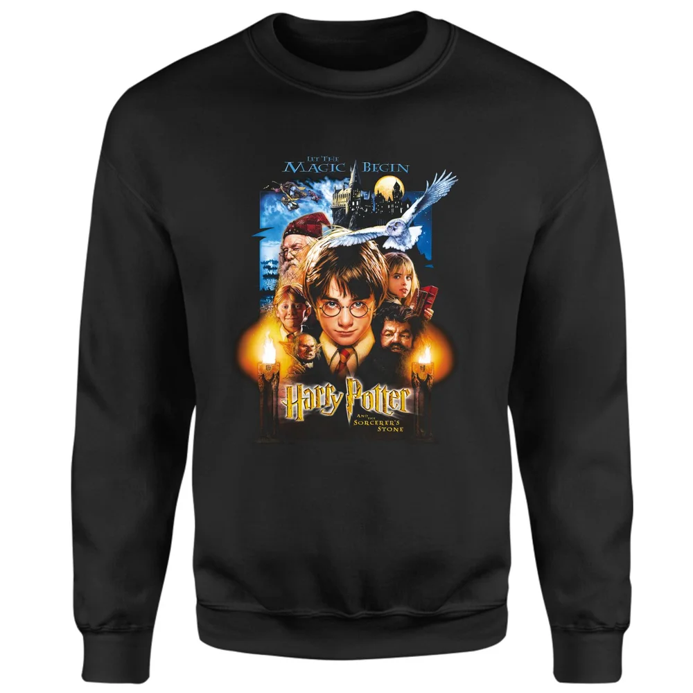 Harry Potter The Sorcerer's Stone Sweatshirt - Black - S Image 1