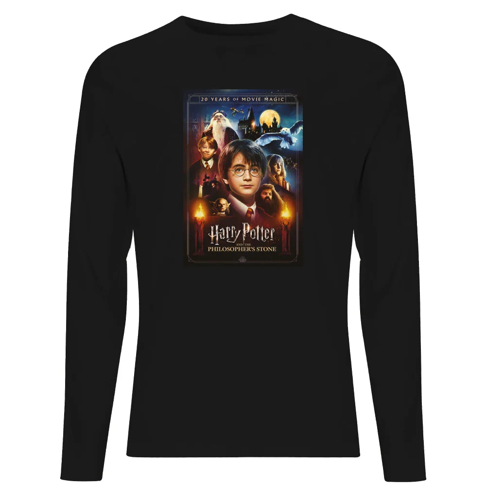 Harry Potter Philosopher's Stone Unisex Long Sleeve T-Shirt - Black - S Image 1