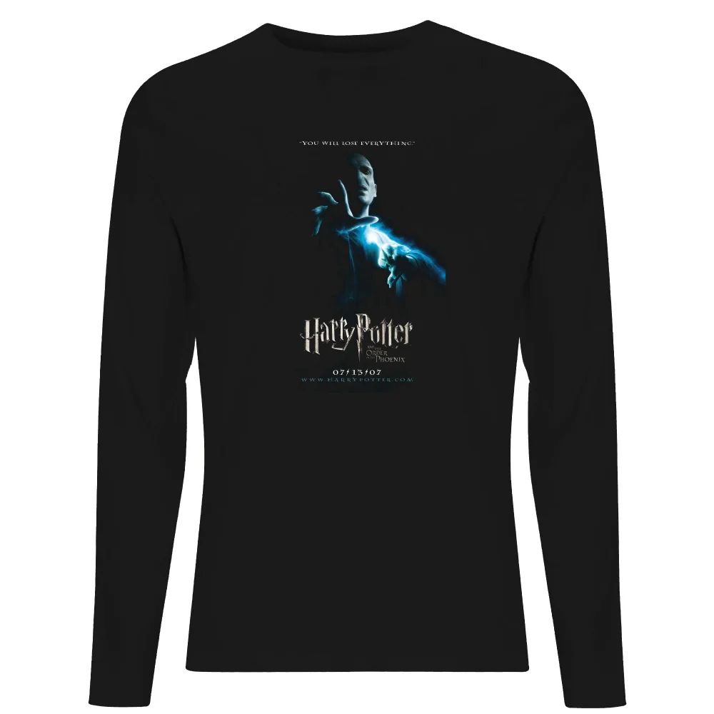 Harry Potter Order Of The Phoenix Unisex Long Sleeve T-Shirt - Black - S Image 1