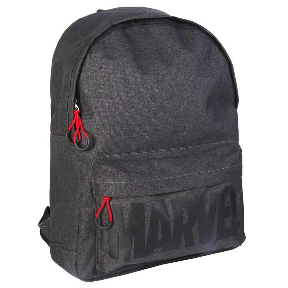Marvel Classic Logo Backpack- Black Image 1