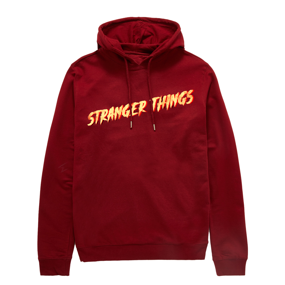 Hoodie Logo Stranger Things - Bordeaux - S Image 1