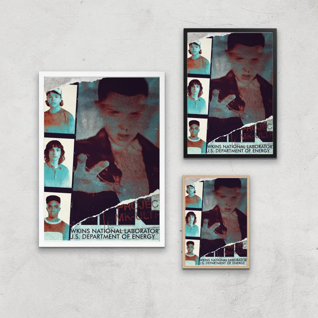 Impression d'Art Laboratoire national Stranger Things