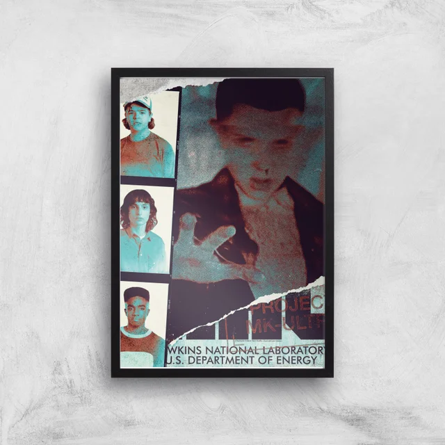 Impression d'Art Laboratoire national Stranger Things