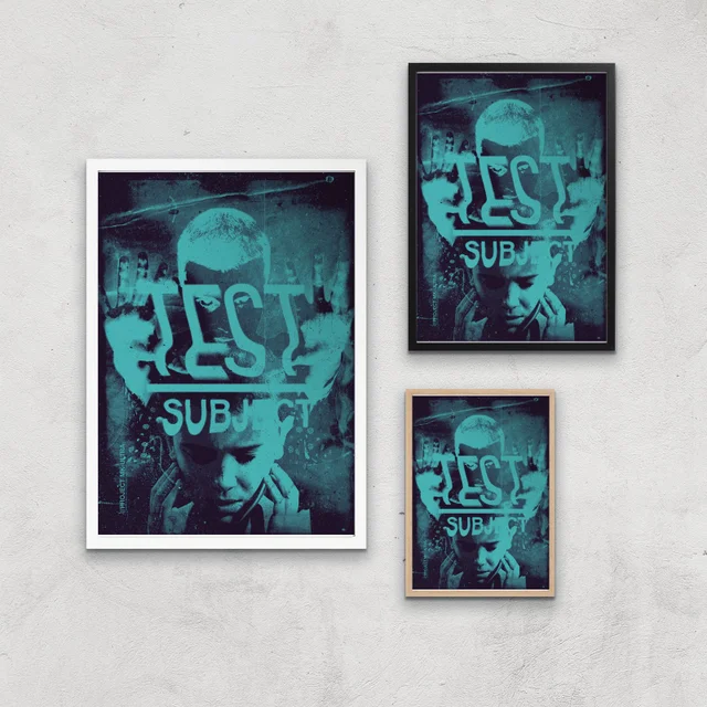 Impression d'Art Stranger Things Test Subject Giclee