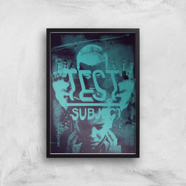 Impression d'Art Stranger Things Test Subject Giclee