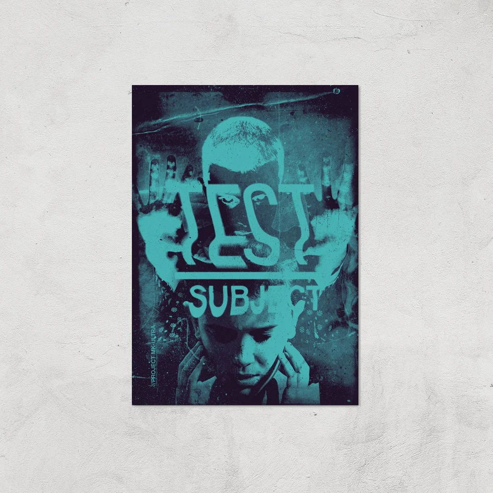 Impression d'Art Stranger Things Test Subject Giclee - A4 - Print Only Image 1