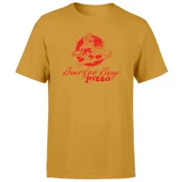 T-Shirt Unisexe Stranger Things Surfer Boy Pizza - Moutarde